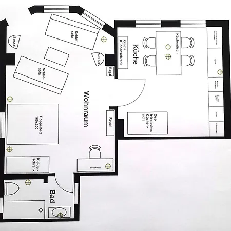 Apartment Vintage Schaetzchen Am Theater *